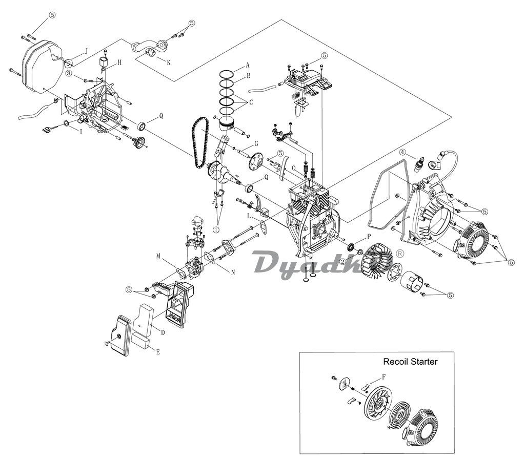 Запчасти, схема и деталировка 03-01 Easy Wearing Parts, O-Seal Ring, Gaskets, Oil Seal