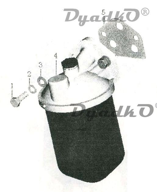 Запчасти, схема и деталировка Фильтр масляный (двигатель Y485 BD/BZD)